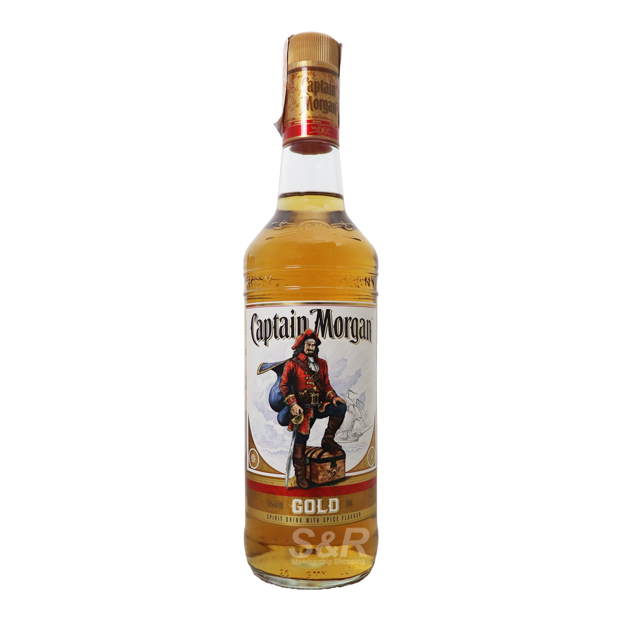 Captain Morgan Gold Spirit Drink 750mL Captain Morgan Gold Spirit Drink 750mL